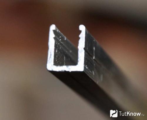 Алюминиевый профиль для натяжного потолка. Материал изготовления профиля для натяжного потолка