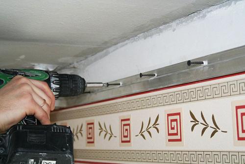 Профиль для крепления натяжного потолка. Установка профиля для винилового потолка