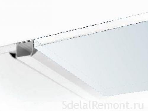 Профиль для парящего потолка из гипсокартона. Установка парящей линии с применением профессионального оборудования