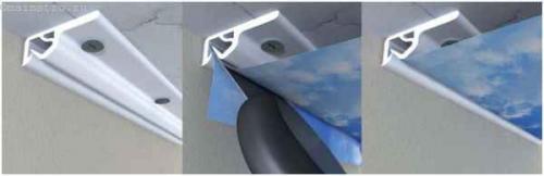 Багет для натяжных потолков