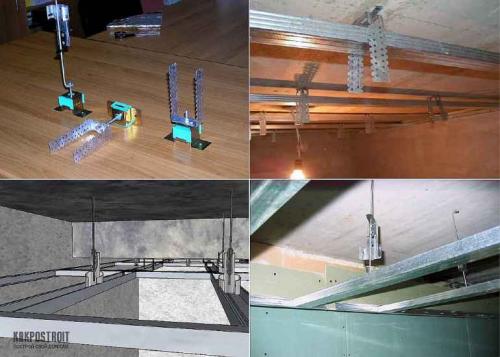 Через какое расстояние крепить профиль под гипсокартон на потолок. Через какое расстояние ставить профиль под гипсокартон