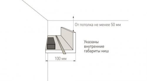 Лед профиль для натяжного потолка. Способы монтажа