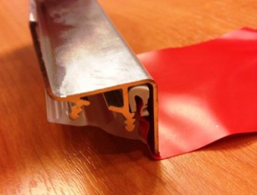 Профиль для парящих натяжных потолков. Виды профиля для возведения конструкции