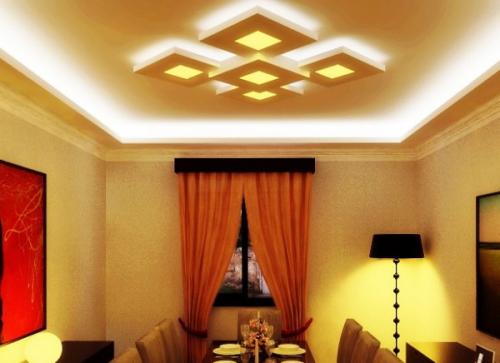 Профиль для парящего потолка размеры. Парящий потолок