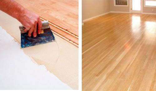 Приклеить ламинат. Преимущества и недостатки укладки ламината на клей