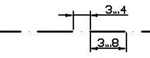 Типы линий чертежа. Типы линий по ГОС. 303-68*