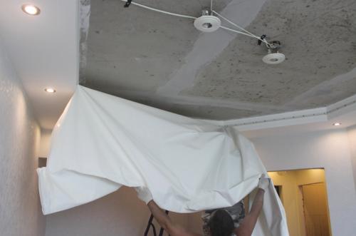 Натяжной потолок без швов. Стоимость и технические параметры