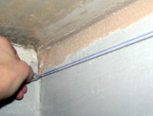 Минимальная высота подвесного потолка из гипсокартона. Выполнение разметки