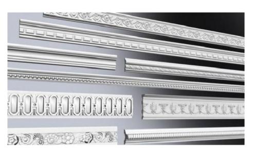 <, как правильно обрезать потолочный плинтус в углах. Потолочный плинтус — галтель 01