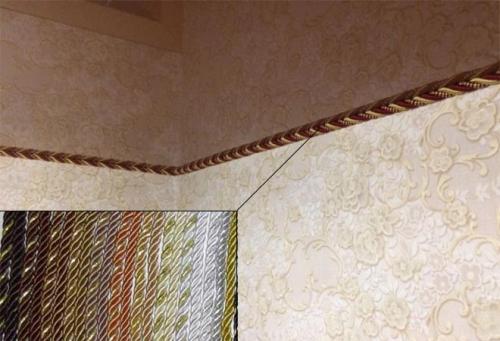 Виды вставок для натяжных потолков. Как монтируют вставку для натяжных потолков