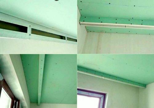 Крепление багета натяжного потолка к гипсокартону. Крепление натяжного потолка к гипсокартону — три способа выполнения.