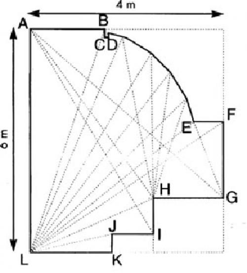 Как правильно выполнить замер сложных натяжных потолков. Главные требования к выполнению замера для последующего изготовления натяжных потолков 05