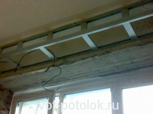 Как прикрепить багет натяжного потолка к гипсокартону. Установка гипсокартонного короба на существующий потолок