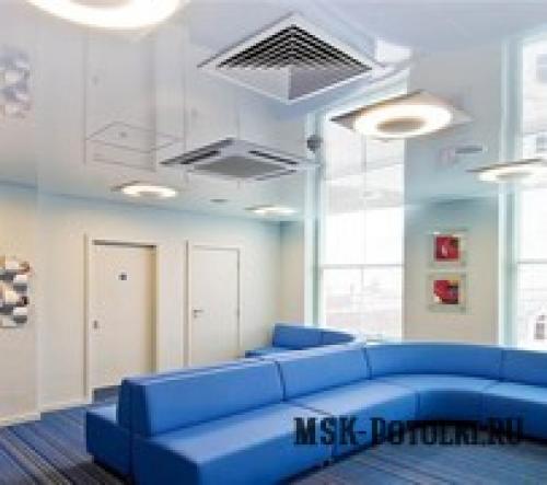 Натяжной потолок если проем до потолка. Оформление проема 02