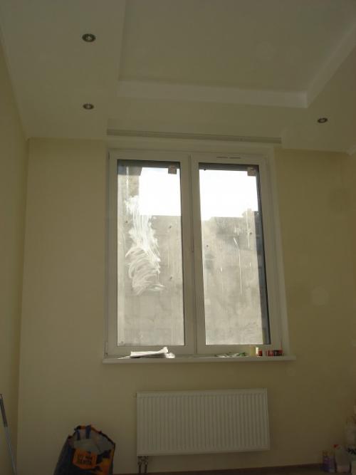 Окна упираются в потолок. Окно до потолка, как сделать натяжной потолок
