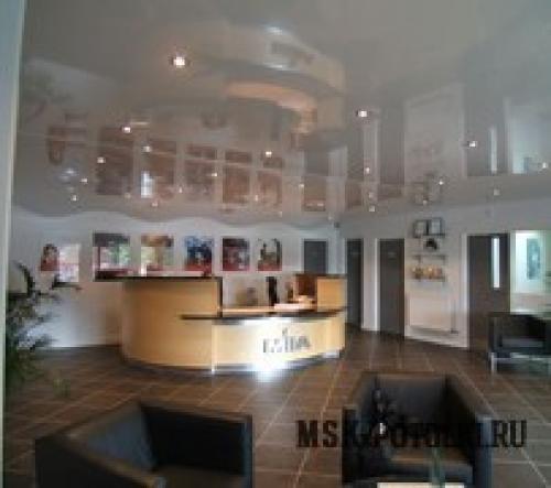 Натяжной потолок если проем до потолка. Оформление проема 01