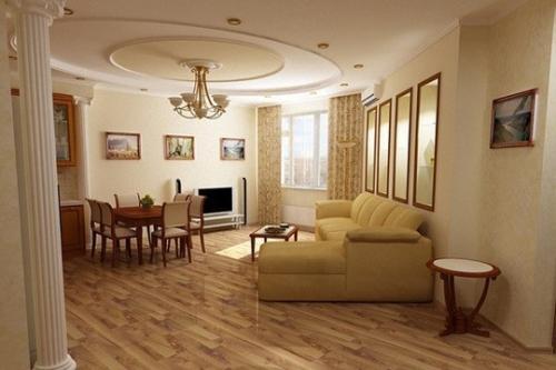 Натяжной потолок если проем до потолка. Оформление проема 05