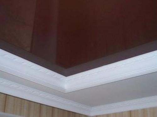 Правильная поклейка потолочного багета. Нарезка потолочных плинтусов 21