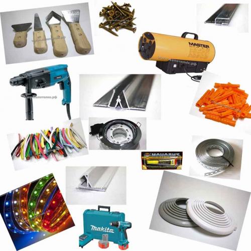 Натяжной потолок пошагово. Как делается монтаж натяжного потолка