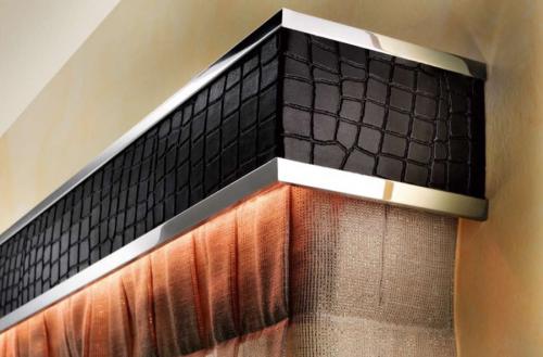 Багета для штор к потолку. Разновидности багетных карнизов