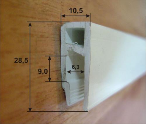 Установка алюминиевого багета для натяжного потолка. Виды профиля