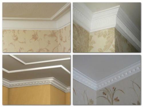 Как клеить багеты на обои. Багет для обоев: как клеить правильно