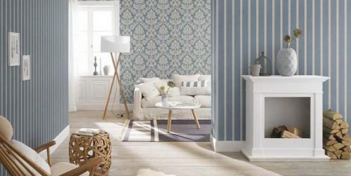 Обои в рамке в гостинной. Комбинирование обоев в гостинной (120 фото)