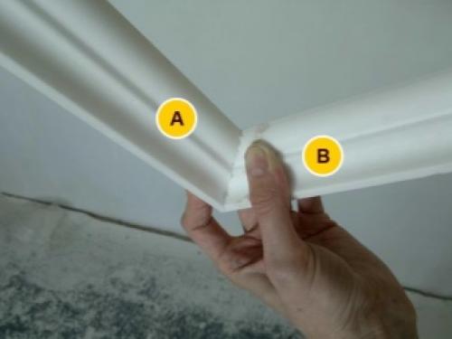 Рассмотрим, как стыковать потолочный плинтус. Особенности состыковки потолочного плинтуса 16 Рассмотрим, как стыковать потолочный плинтус. Особенности состыковки потолочного плинтуса 16