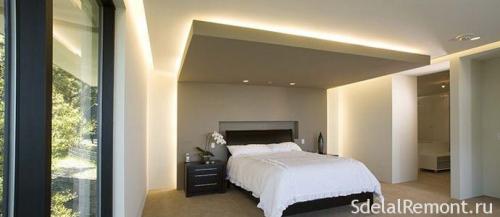 Профиль для парящего потолка из гипсокартона. Характеристика парящего потолка