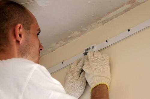 Контурный профиль для натяжного потолка. Потолочный профиль ПВХ для натяжных потолков