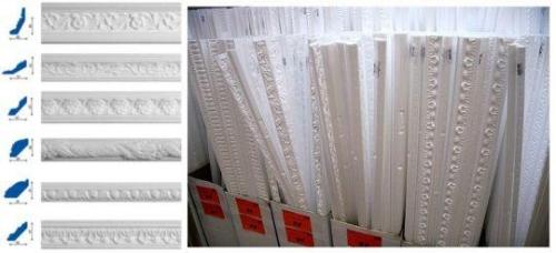 Виды багетов для потолка. Виды потолочных плинтусов