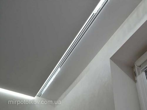 Потолочная ниша в натяжном потолке. Ниша, как важный элемент конструкции натяжной системы 06