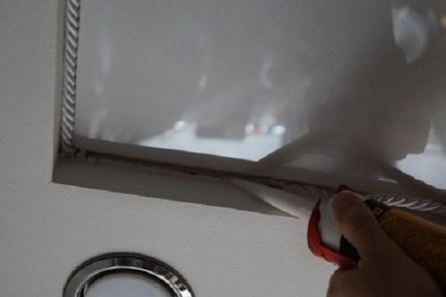 Вставка для натяжного потолка. Шнуры