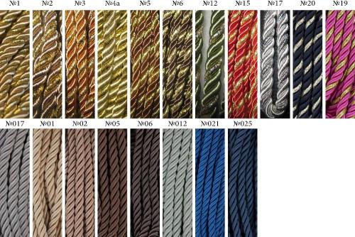 Вставка для натяжного потолка. Шнуры