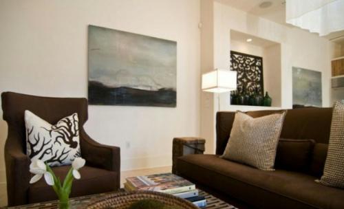 Сочетание цветов с коричневым в интерьере.  Психология коричневого цвета в интерьере