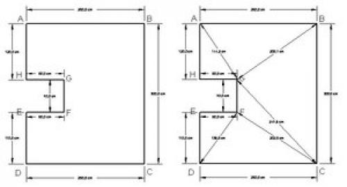 Видеоурок по монтажу натяжного потолка. Как снять размеры натяжного потолка 01