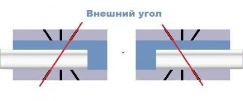 Как резать углы плинтуса на полу. С использованием стусла